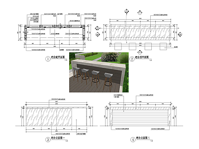 吧台 施工图