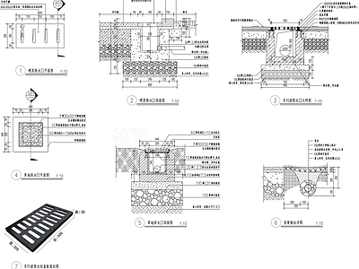 雨水口做法 施工图