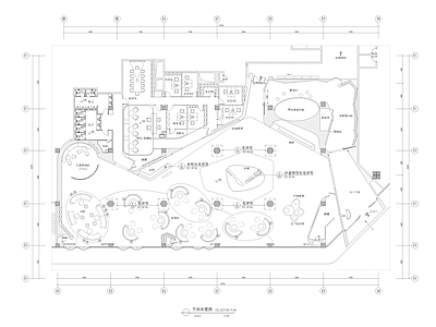 1350㎡售楼处 售楼中心 施工图