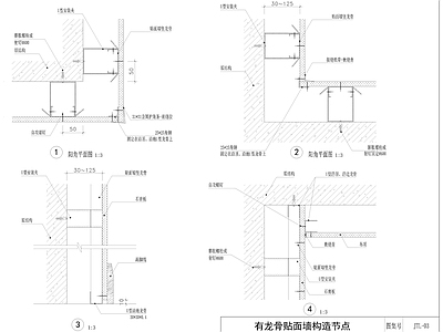 标准图集汇编 纸面石膏板隔墙篇 施工图