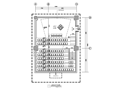 现代电影院影厅 施工图