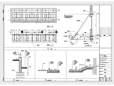 雨蓬等 施工图