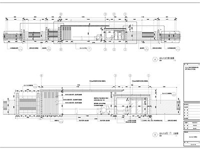 小区大门建筑加结构详图 施工图