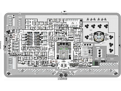 医院景观布局规划 施工图