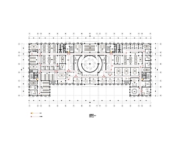 办公展厅平面布置 施工图