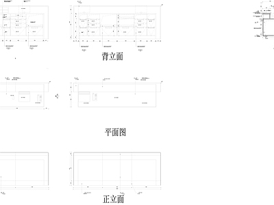 服务台详图 施工图