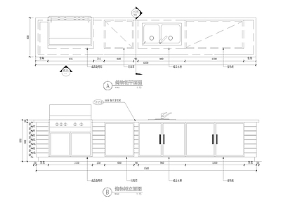 室外烧烤 施工图