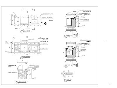 烧烤台详图 施工图