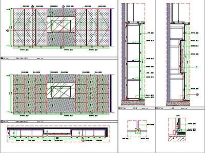 柜子详图 剖面 大样 家具 设计 施工图