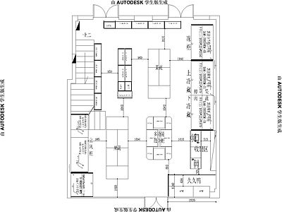 生鲜超市平面方案布置图 施工图