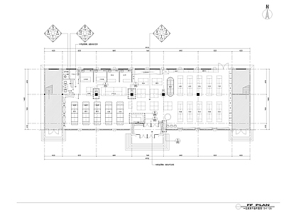 810m²连锁便利店 生活超市 施工图