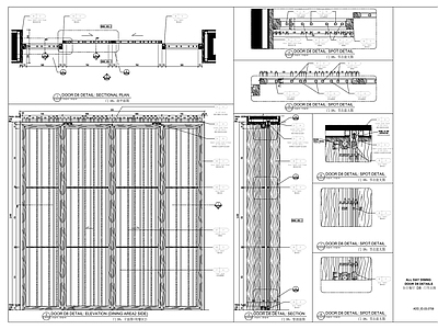 木质移门节点大样图 施工图