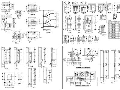 某三层别墅经典建筑设 施工图