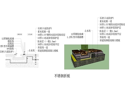 卫生间排水沟做法图解与节点1 施工图