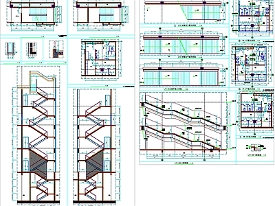 工装楼梯节点详图 施工图