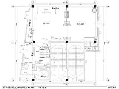 300㎡健身房 施工图