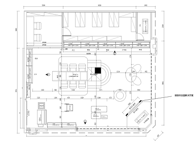 女性化妆品店CA 施工图