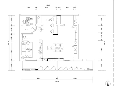 现代展厅门店 施工图