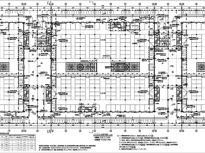 现代其他建筑 4层 商贸中心 物流 建 施工图