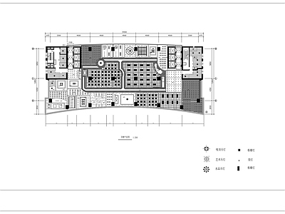 现代整体办公空间 398㎡办公空间 施工图