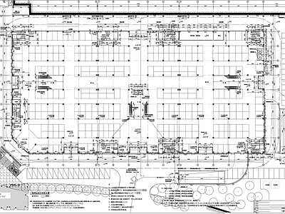 现代其他商业建筑 五层 商贸物流 建筑 施工图