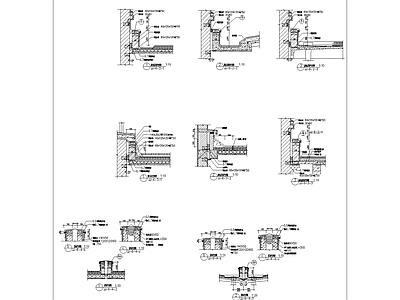 其他其他建筑 屋面变形缝 施工图