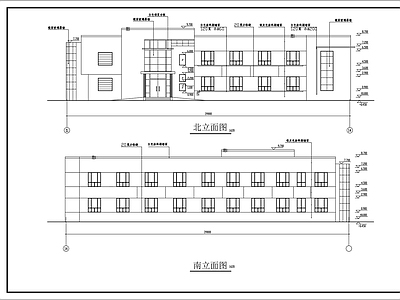 现代新中式厂房 工业建筑 车间 施工图