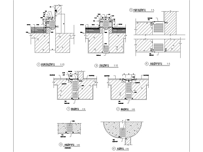 其他其他建筑 抗震缝等 施工图