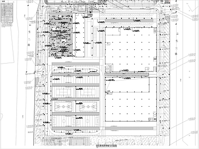 现代办公景观 景观 景观照明电施 厂区电气规划 施工图