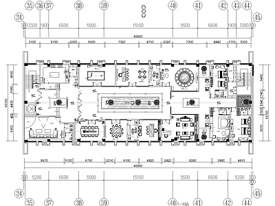 现代会所 顶层会所空中园 施工图