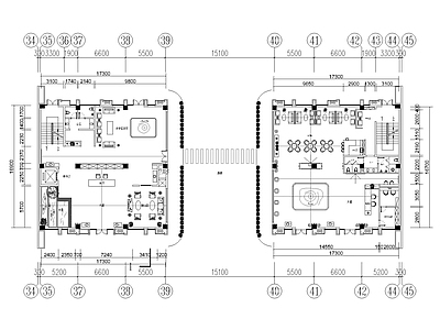 现代展厅 项目展厅接待大堂 施工图