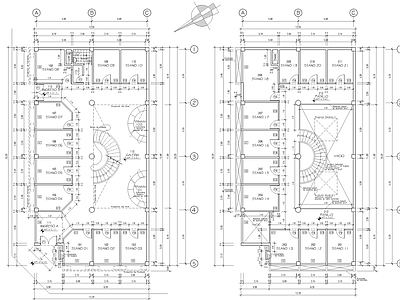 现代其他商业建筑 餐饮建筑 购物中心Dwg项 施工图