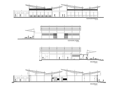 现代其他商业建筑 购物市场图纸 施工图