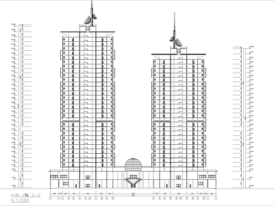 现代其他商业建筑 公寓商场大厦 施工图