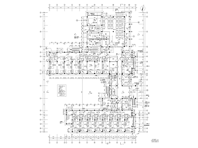 现代养老院 大型 建筑图 施工图