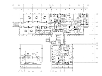 现代医院 手术室 病房 牙科医院 医院诊 施工图