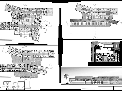 现代其他商业建筑 医院 施工图