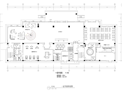 现代健身房 施工图