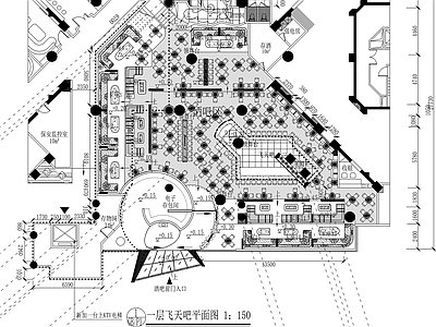 现代酒吧 时尚酒吧 KTV 施工图