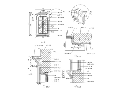 其他窗节点 常用和大样 施工图