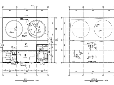 现代其他建筑 泵房建施图 施工图