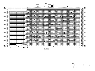 现代厂房 生产车间建施 施工图