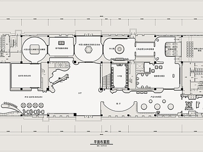 现代展厅 健康展厅 施工图