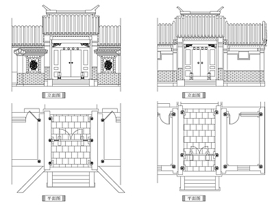 中式新中式古建 古建大 中式古典大 施工图