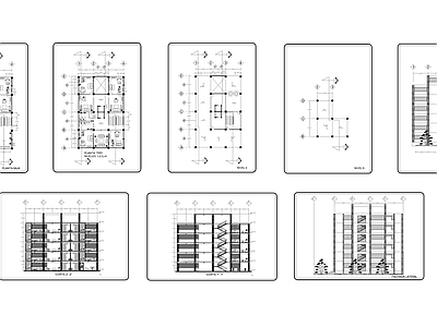 现代办公楼建筑 项目 施工图