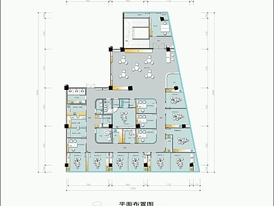 现代其他建筑 550平米口腔彩 施工图