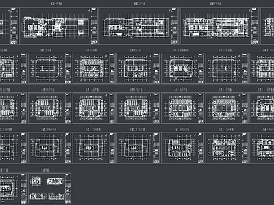 现代简约办公楼建筑 建筑 设计 综合 建筑幕墙设计 施工图