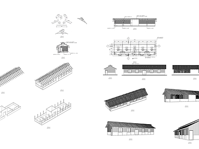 现代其他建筑 鸟养殖图纸 鸟养殖场 施工图