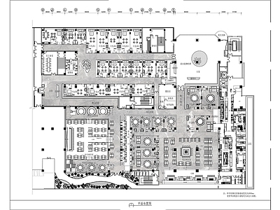 现代会所 国际会所 餐厅 棋牌 施工图