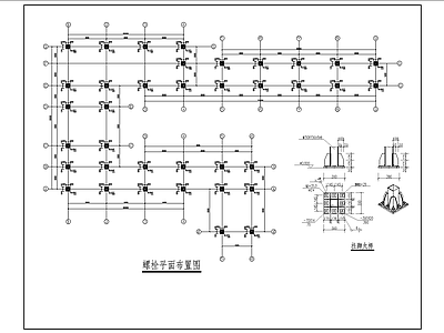 新中式廊架节点 廊架 施工图